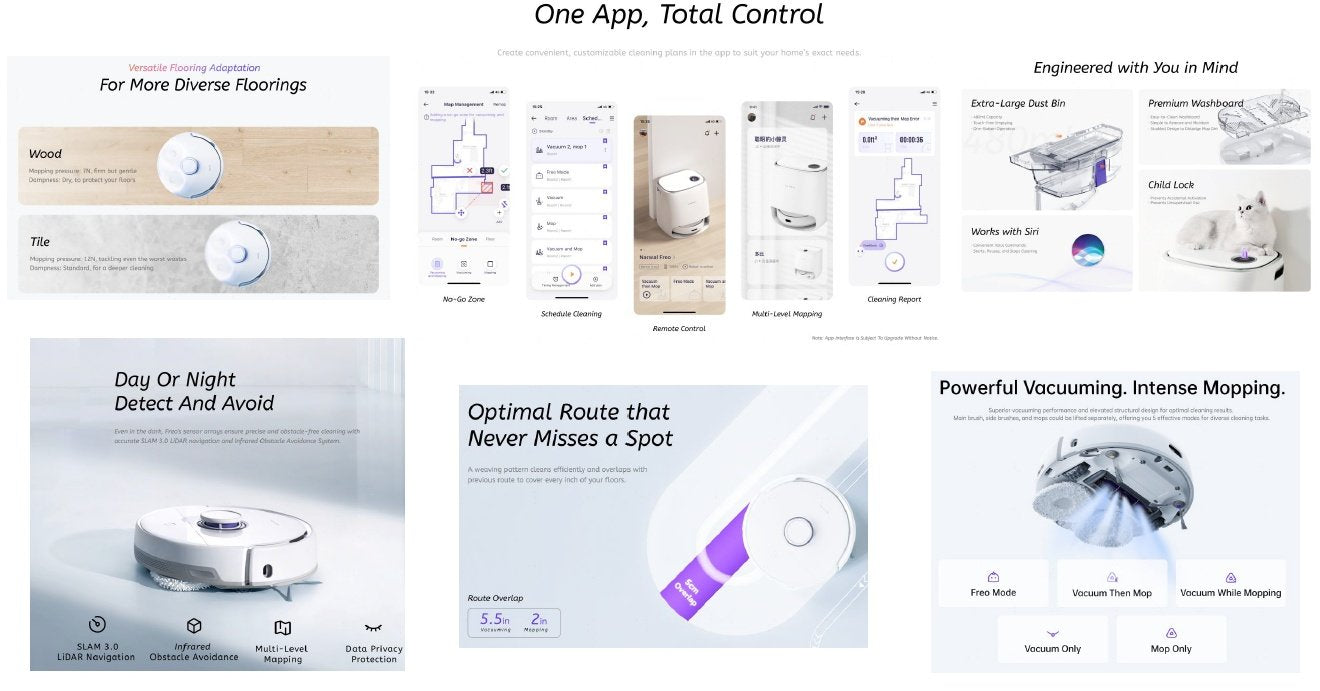 Narwal Freo Robot Vacuum and Mop Comb